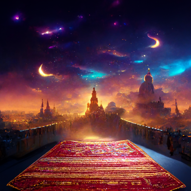 Histoires pour dormir adulte Le tapis magique Moonoa